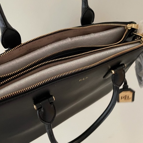 Lauren Ralph Lauren Winford Double-Zip Satchel - Picture 7 of 7